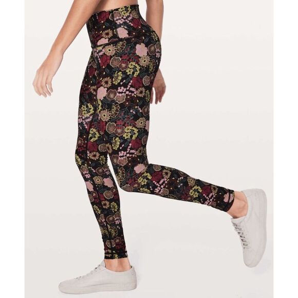 Lululemon Wunder Under Hi-Rise Tight 28" Fluorolace Multi 4 leggings - Picture 1 of 5